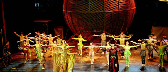 Huxi Theatre Acrobatic Show in Shanghai